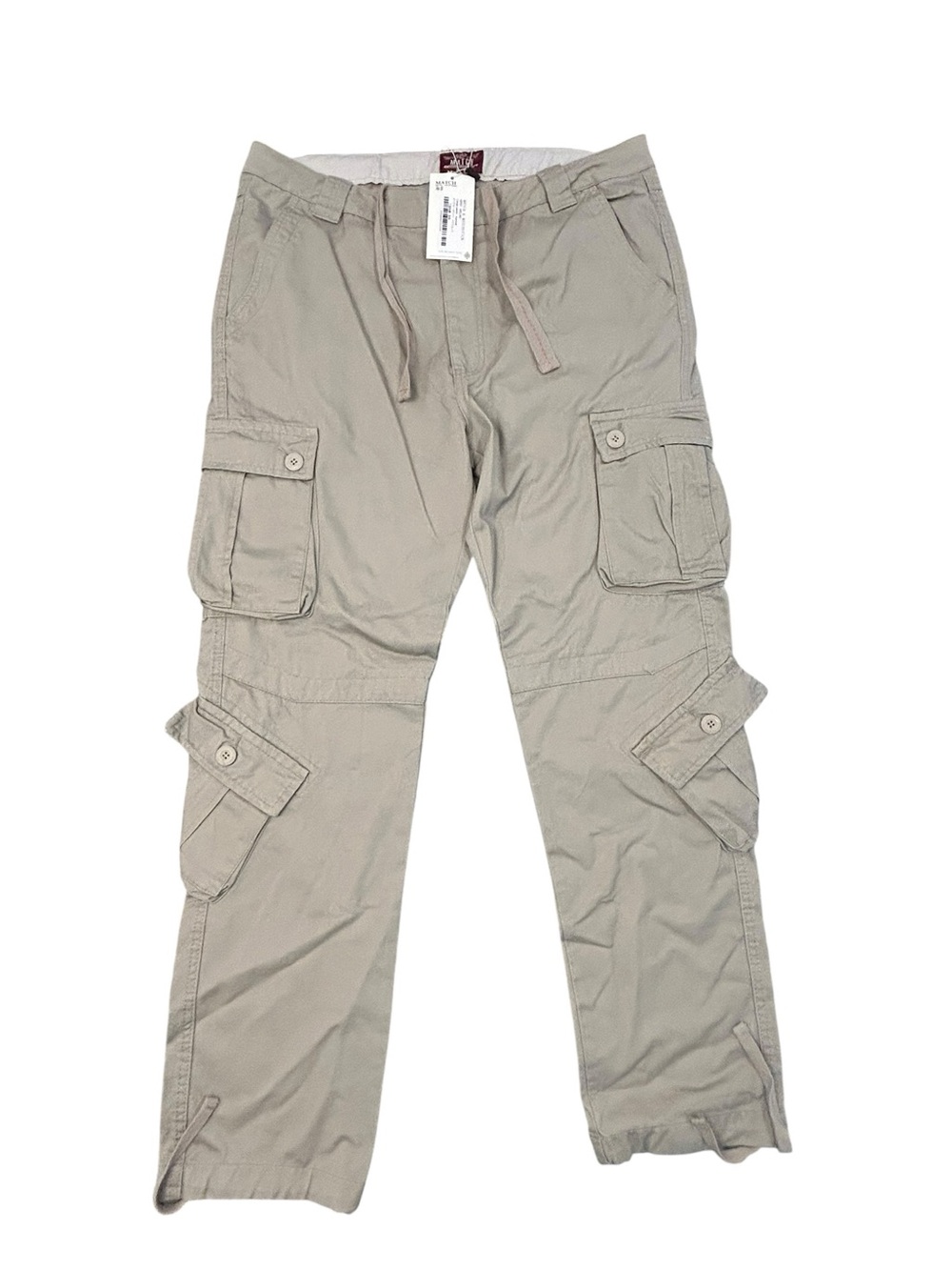 NEW Matchstick Union Workwear Men's Cargo Pants NWT Khaki 40x33 Utility Casual
